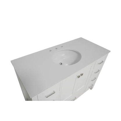 Claudett 48'' Single Bathroom Vanity with Top