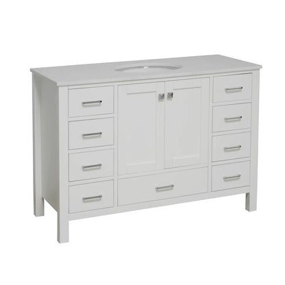 Claudett 48'' Single Bathroom Vanity with Top