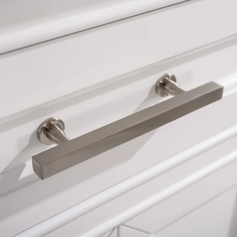 Currahee 54'' Free-standing Double Bathroom Vanity with Engineered Stone Vanity Top