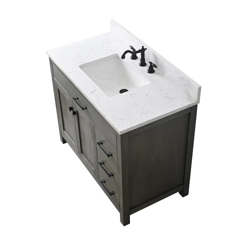 Ajhane 42" Single Bathroom Vanity Set