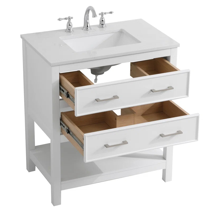 Sinclaire 30" Free-standing Single Bathroom Vanity Set
