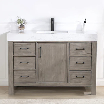 Ambree 48'' Single Bathroom Vanity with Composite Stone Top