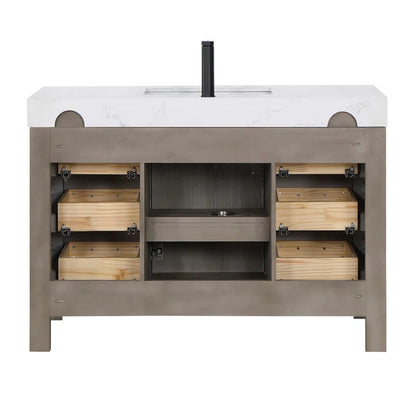 Ambree 48'' Single Bathroom Vanity with Composite Stone Top