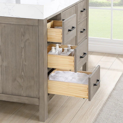 Ambree 48'' Single Bathroom Vanity with Composite Stone Top