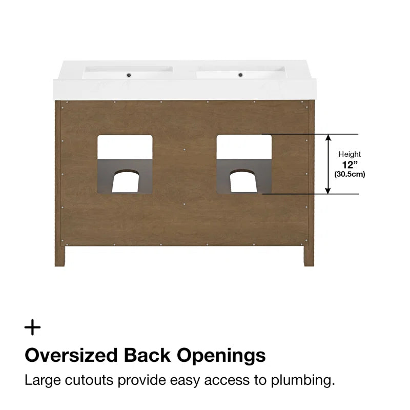 OVE Decors Tahoe 48" Double Bathroom Vanity