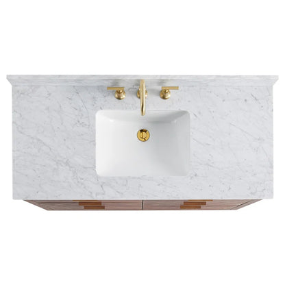 Cavit 48'' Single Bathroom Vanity with Marble Top