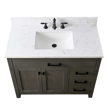 Ajhane 42" Single Bathroom Vanity Set