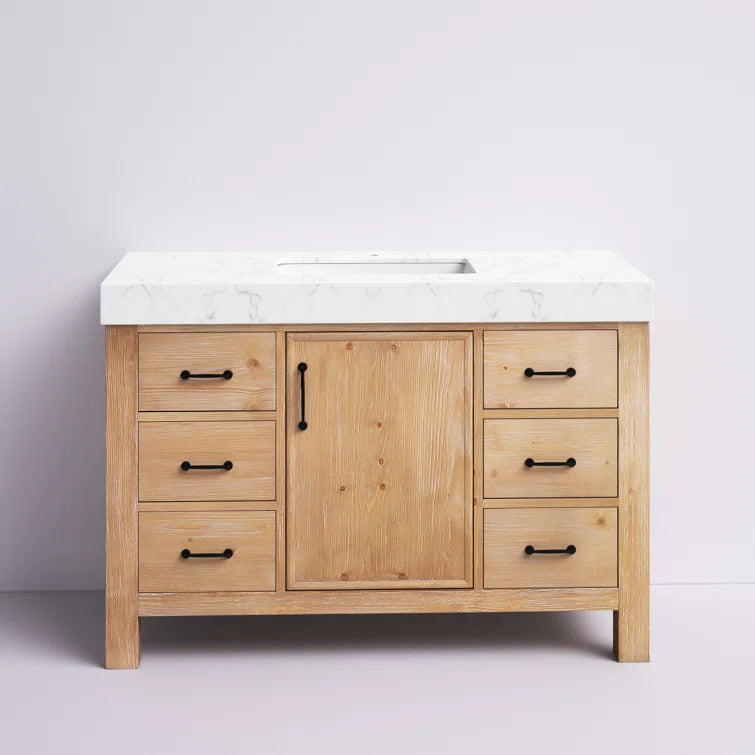 Ambree 48'' Single Bathroom Vanity with Composite Stone Top