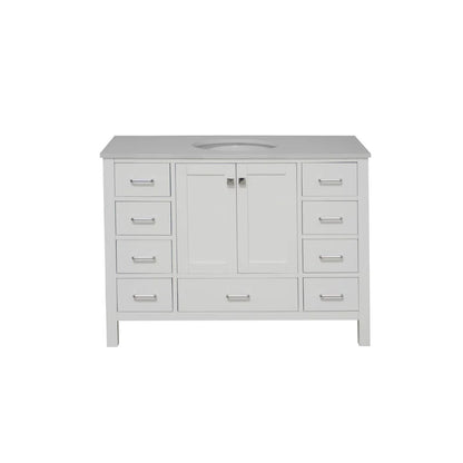 Claudett 48'' Single Bathroom Vanity with Top