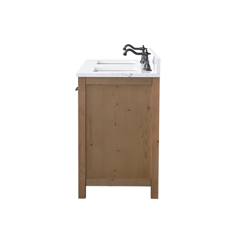 Ajiya 54" Double Bathroom Vanity Set